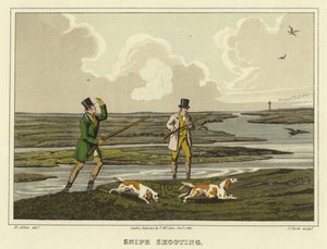 Snipe Shooting by Henry Thomas Alken